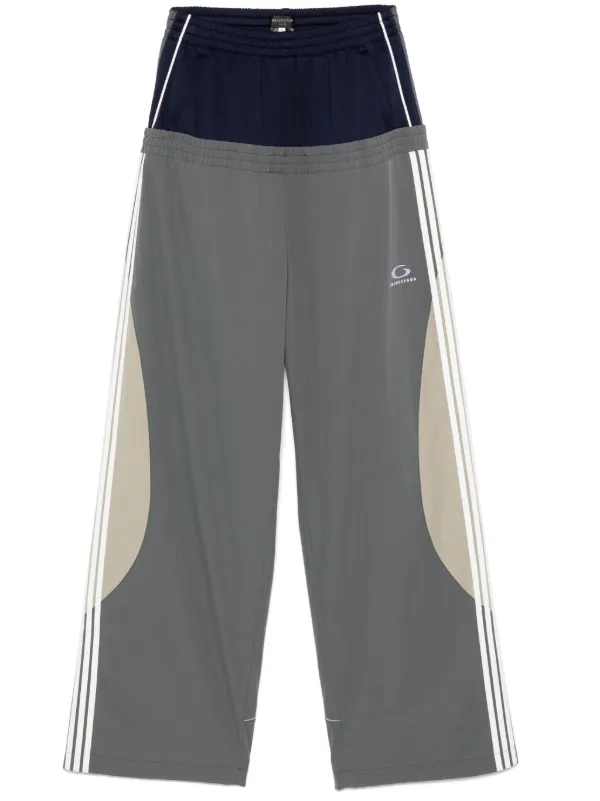 Balenciaga Cut out Track Pants Grey FARFETCH CA