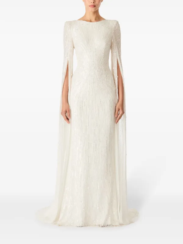 Jenny Packham Chasina Dress | White | FARFETCH UK