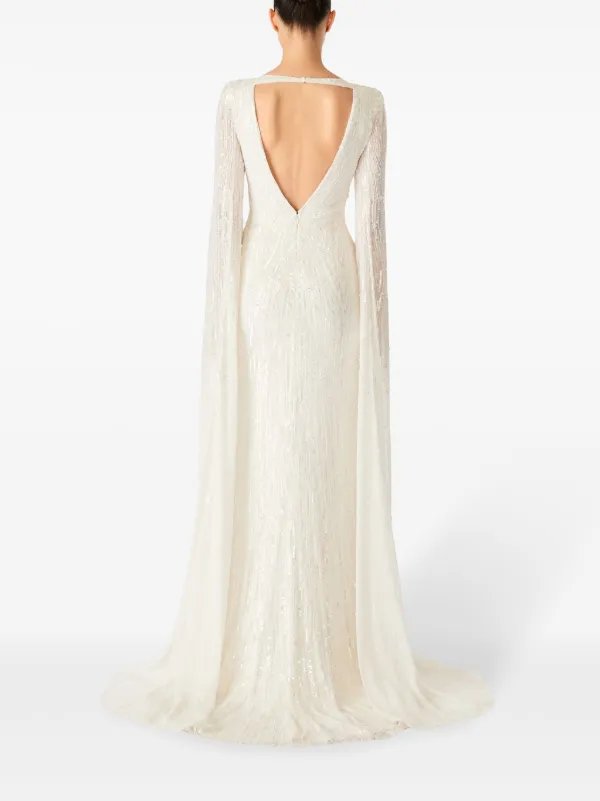 jenny packham long sleeve wedding dress A wedding dress classy and at the same time romantic! Tramar by Jenny Packham is definitely the choice of the bride who wants to be elegant and classy. All embroidered with sequins