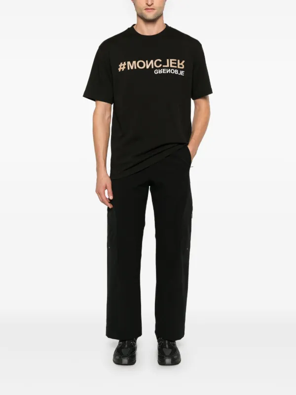 MONCLER GRENOBLE マンツマンTシャツ Moncler Grenoble t-shirt à Logo Imprimé | Noir | FARFETCH FR