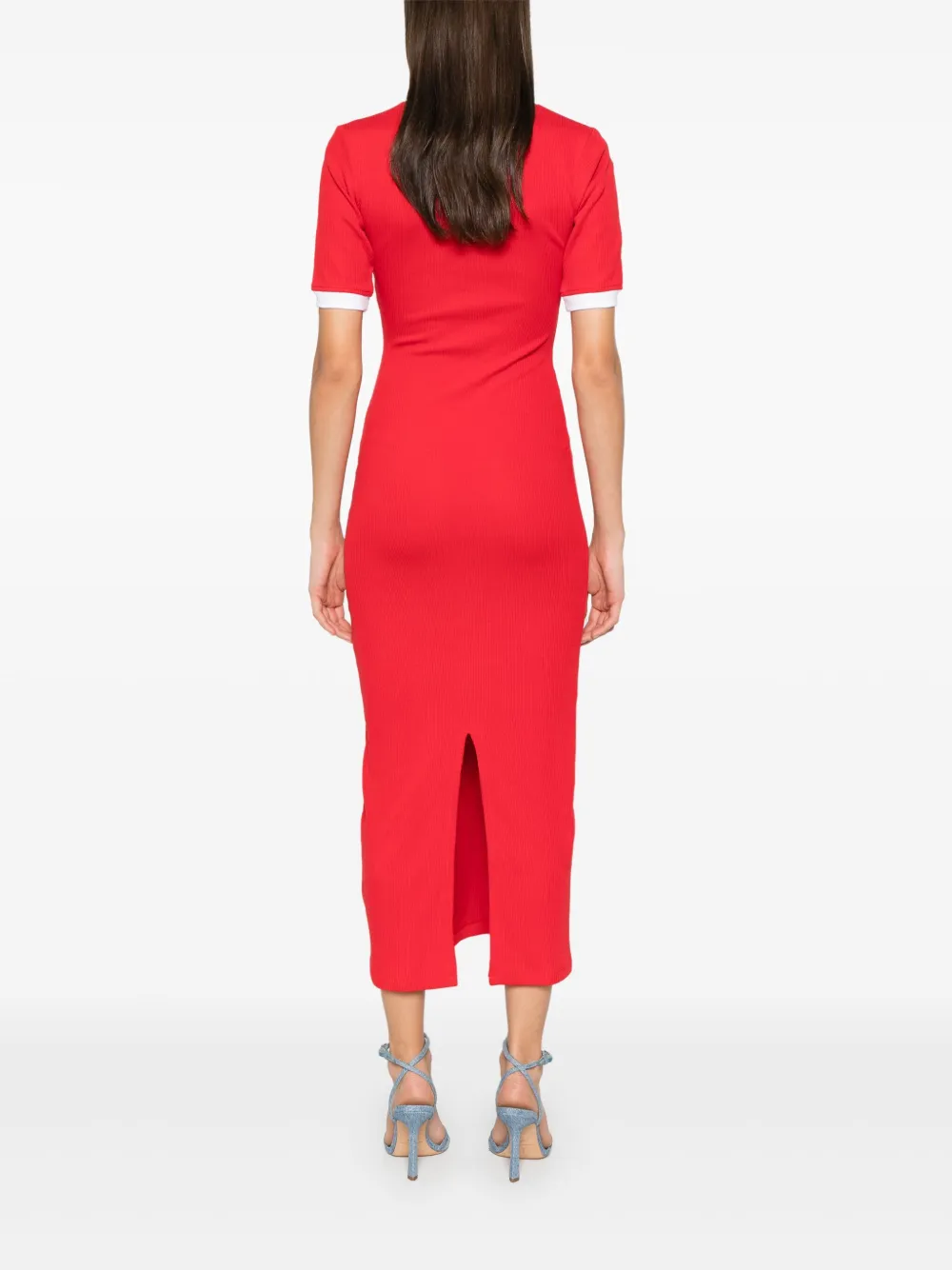 adidas Adicolor maxi-jurk Rood
