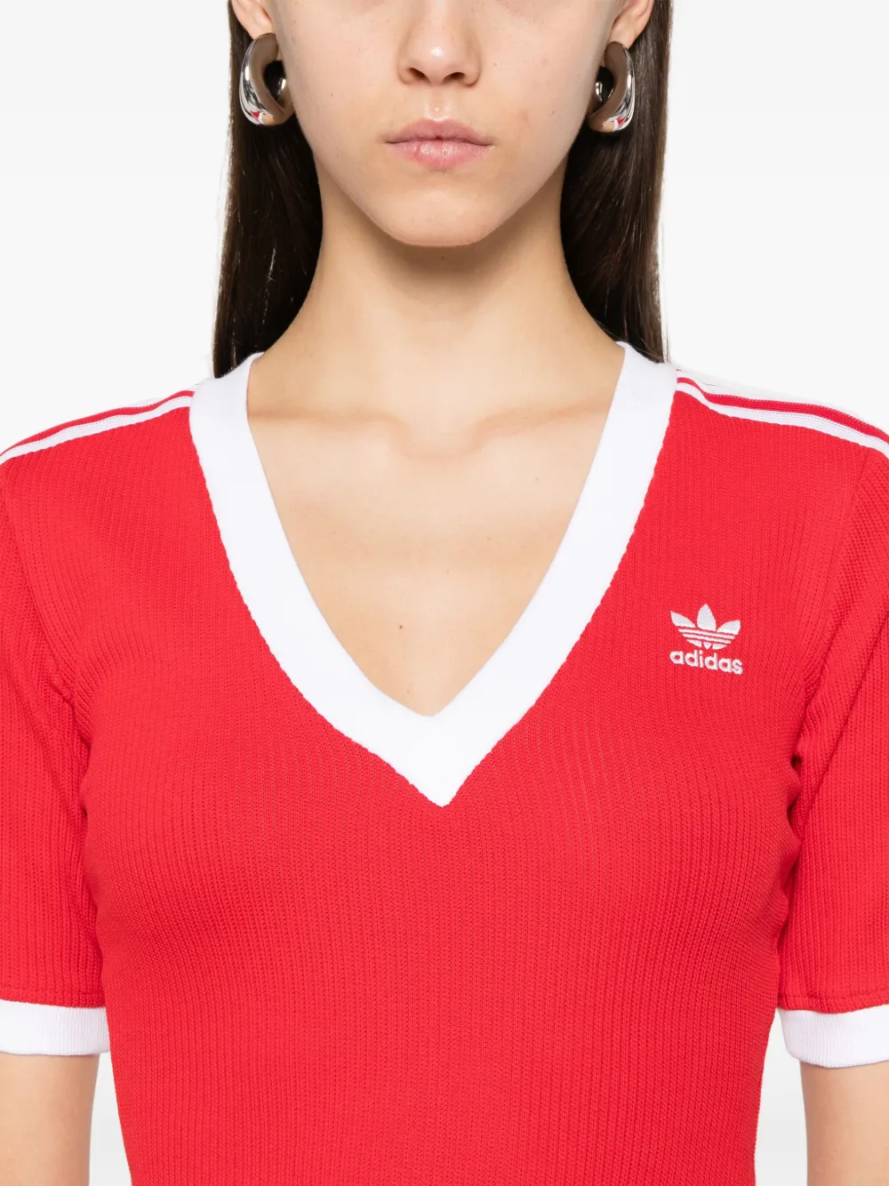 adidas Adicolor maxi-jurk Rood
