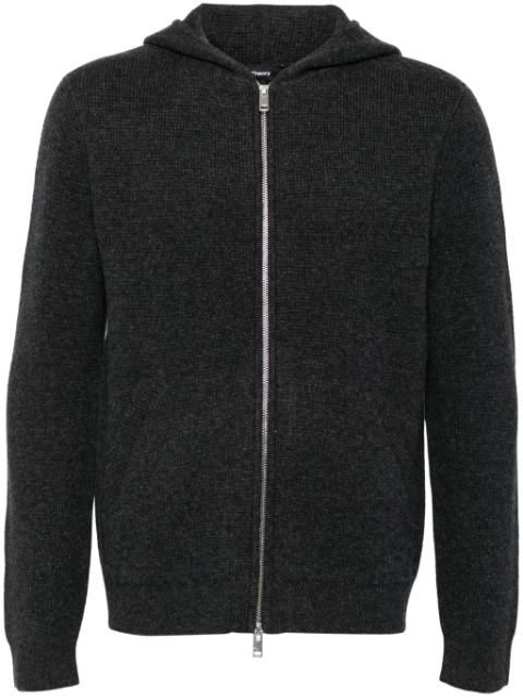 Theory zip-fastening hoodie