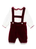 La Stupenderia velvet shorties set - White
