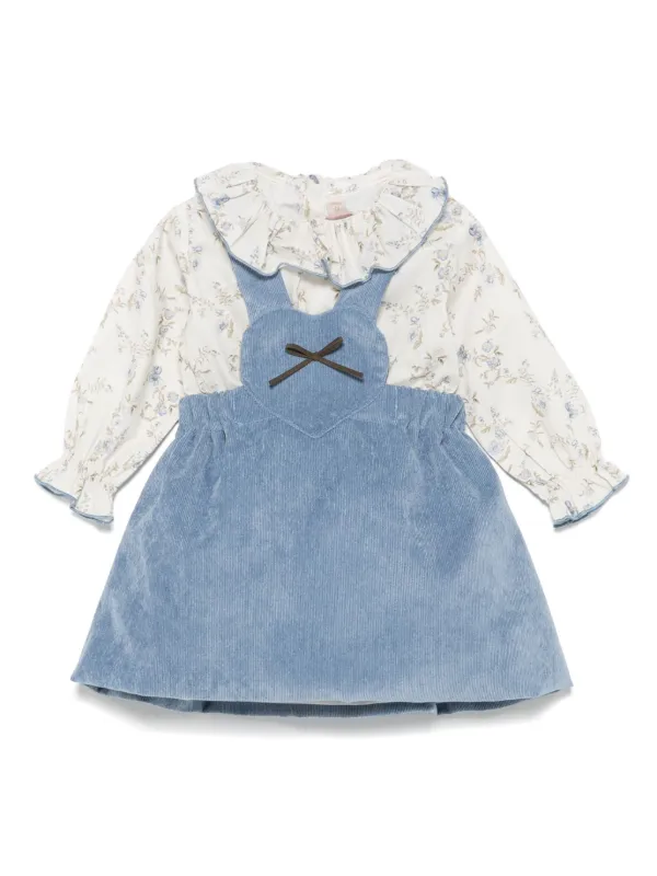 La Stupenderia コーデュロイ ワンピース | ブルー | FARFETCH JP