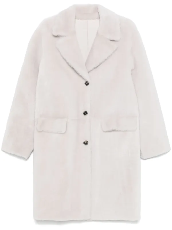 Desa 1972 リバーシブル レザーコート | ニュートラル | FARFETCH JP 