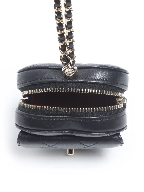 CHANEL Pre-Owned 2022 ココマーク ハート ミニショルダーバッグ