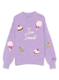 MC2 Saint Barth Kids Too Sweet sweater - Purple