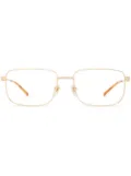 Gucci Eyewear rectangle-frame glasses - Gold