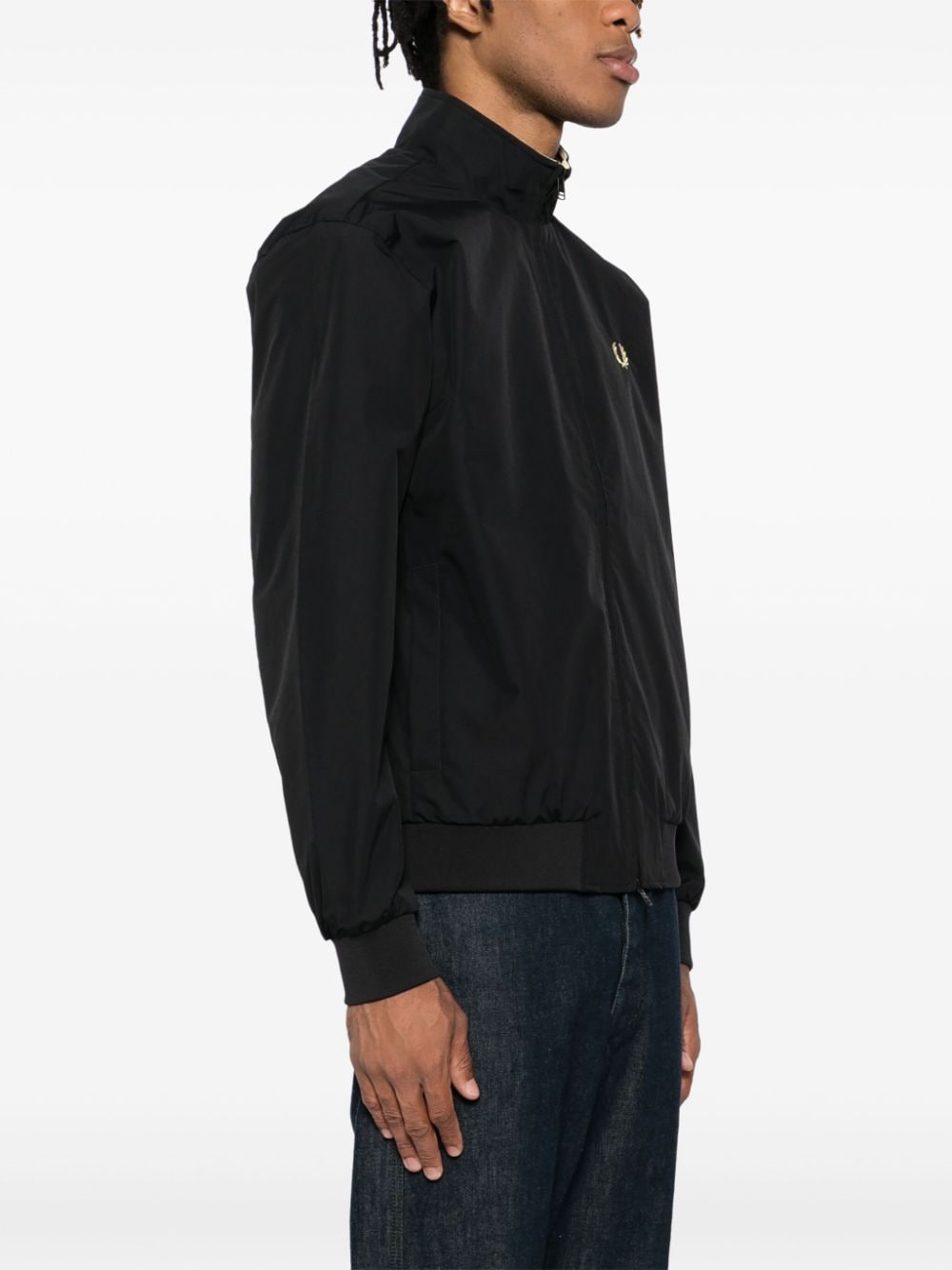 Shop Fred Perry Brentham Sport Jacket In Black