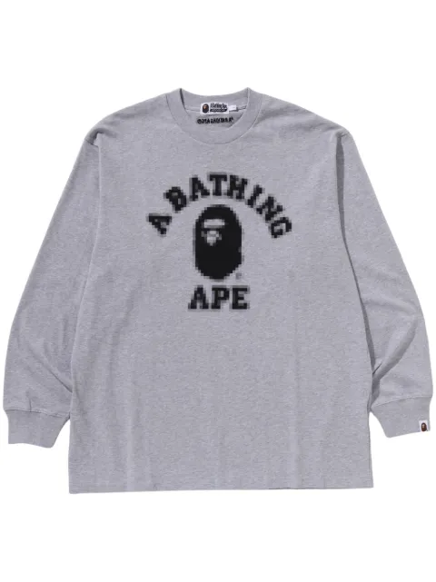A BATHING APE® sudadera con logo estampado