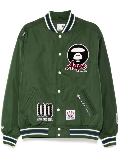 AAPE BY *A BATHING APE moonface-logo bomber jacket Men