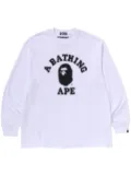 A BATHING APE® logo-print sweatshirt - White