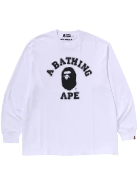 A BATHING APE® sudadera con logo estampado
