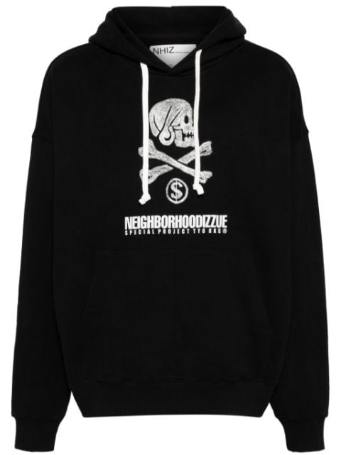 izzue graphic print hoodie