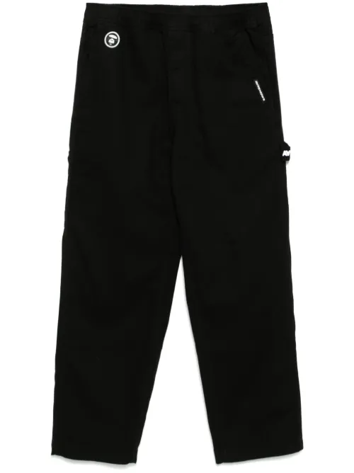 Pantalon droit à logo Moonface - AAPE BY *A BATHING APE® - Modalova