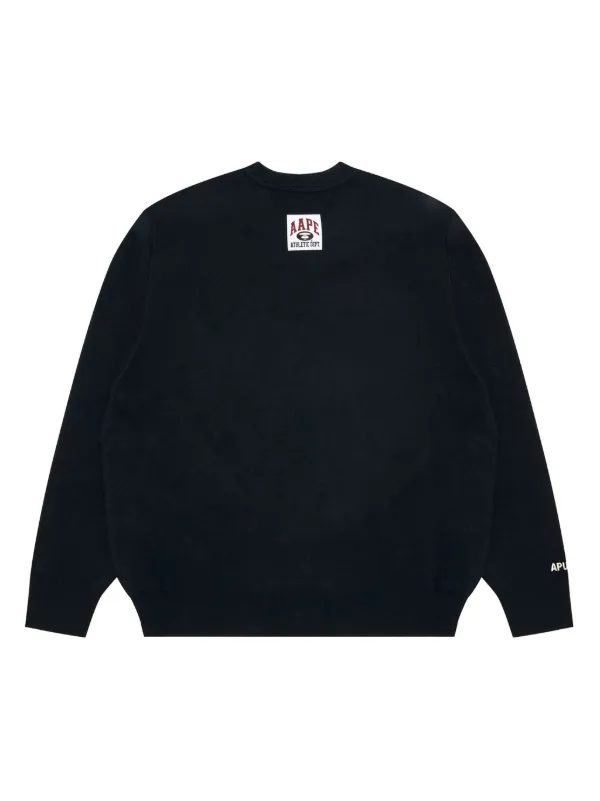 完売必至 関送込【AAPE by A BATHING APE】ロゴ プルオーバー AAPE BY *A BATHING APE® ロゴ プルオーバー | ブルー | FARFETCH JP