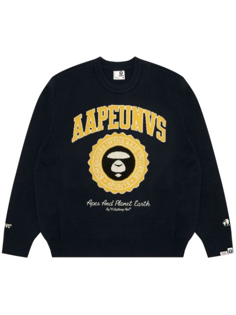 AAPE BY *A BATHING APE embroidered-logo sweater Men