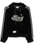 AAPE BY *A BATHING APE® embroidered hoodie jacket - Black