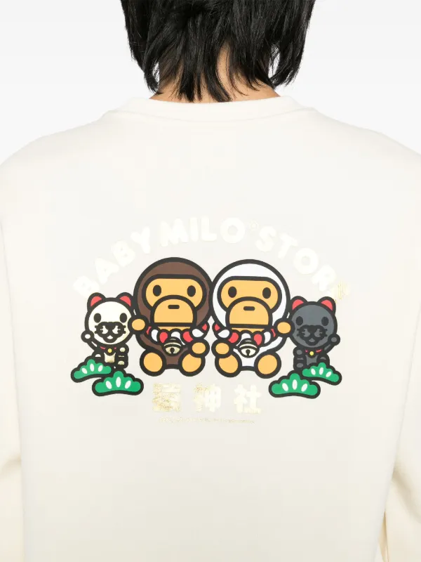A BATHING APE® クルーネック スウェットシャツ | ニュートラル
