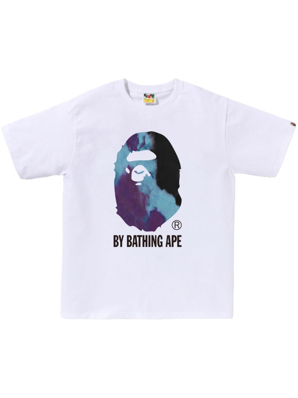 A Bathing Ape Logo-print T-shirt In White