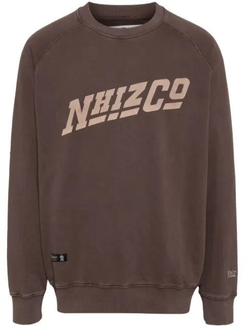 izzue logo print sweatshirt