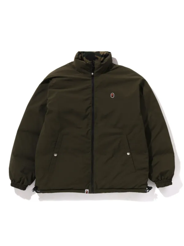 A BATHING APE Reversible Padded Jacket Green FARFETCH KW