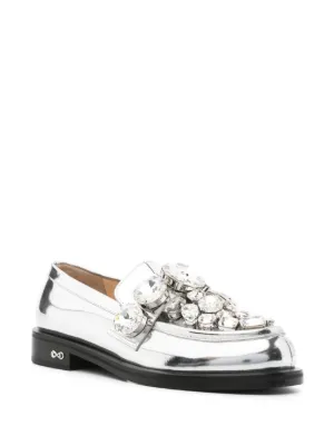 ローファー・オックスフォード MACH & MACH SIRENE BICOLOUR PEARL LOAFERS Mach & Mach Sirene Bicolour Pearl Loafer – LOZURI®