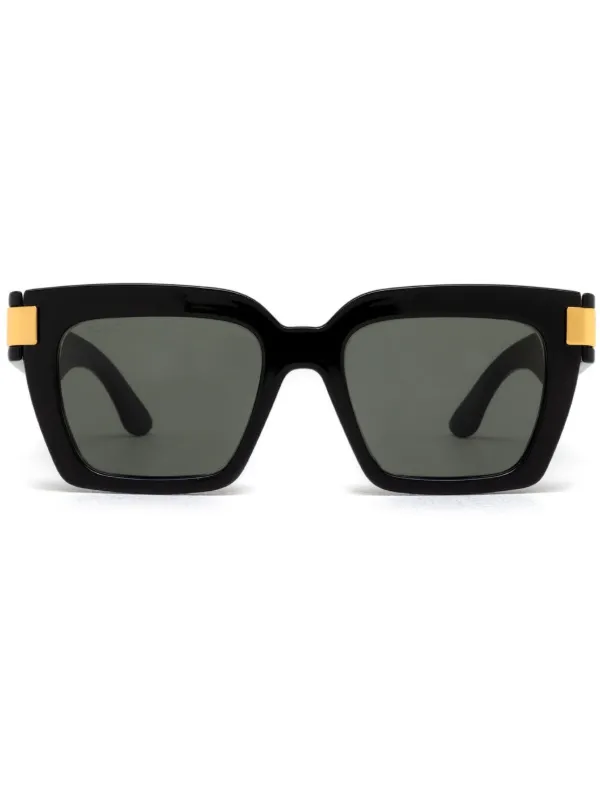 Gucci Eyewear インターロッキングG サングラス | ブラック | FARFETCH JP