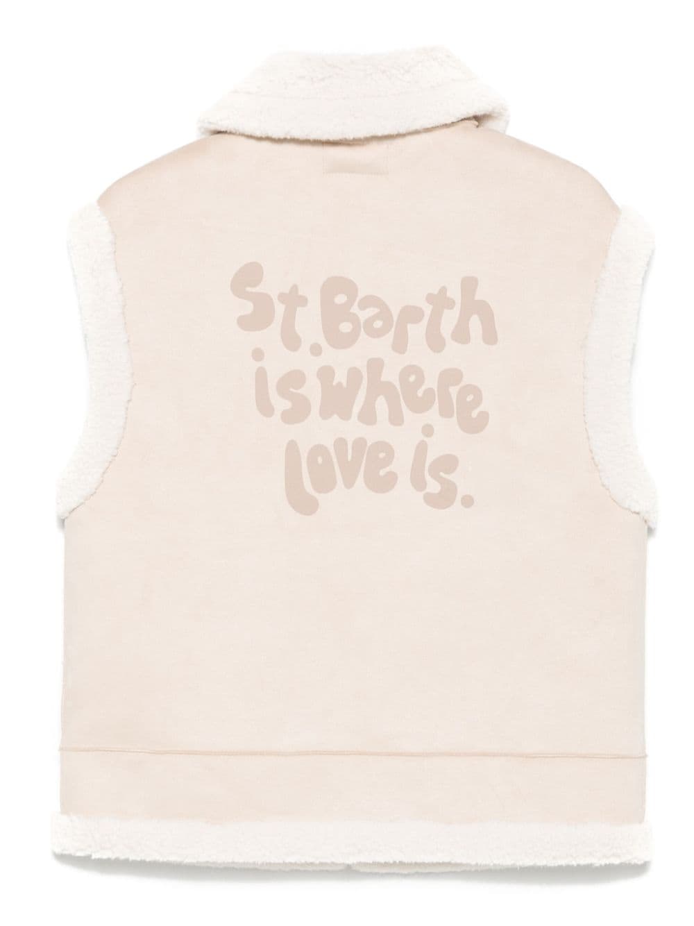 Shop Mc2 Saint Barth Hesketh Gilet In Neutrals