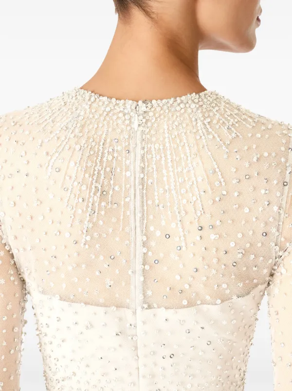 Jenny Packham Tramar Dress | Neutrals | FARFETCH AO Jenny Packham Tramar Dress | Neutrals | FARFETCH AO