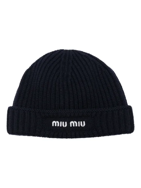 Miu Miu Beanie aus Wolle