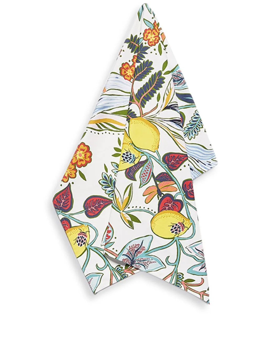 La DoubleJ toalla con estampado botánico | blanco | Image 1