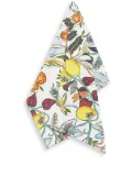 La DoubleJ Botanical-print dish towel - White