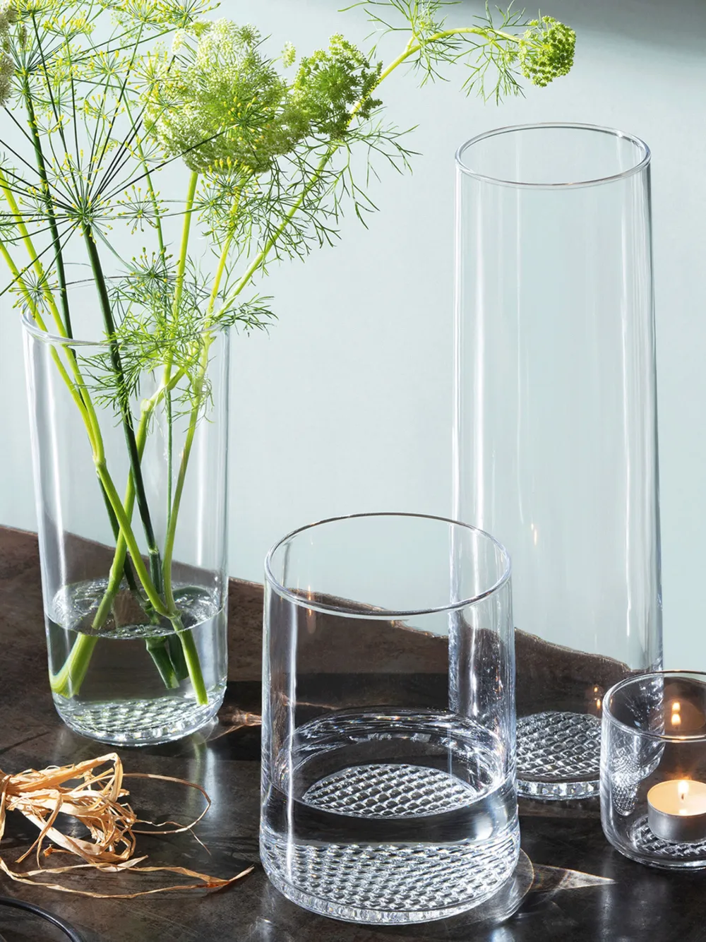 LSA INTERNATIONAL SMALL MARKET VASE (24.3CM)