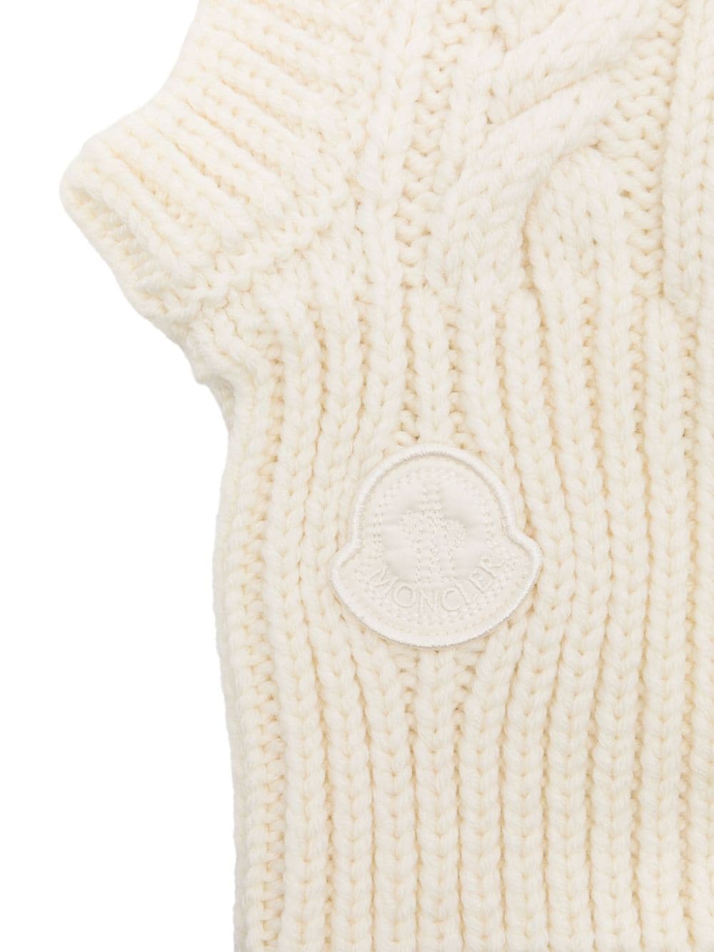 Shop Moncler Virgin Wool Balaclava In 中性色