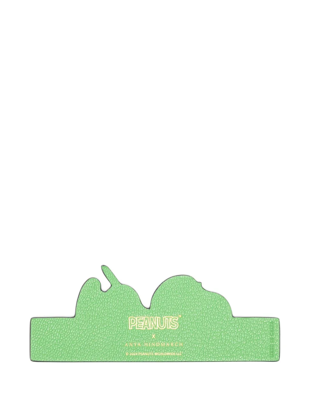 Anya Hindmarch Peanuts Snoopy liniaal - Groen