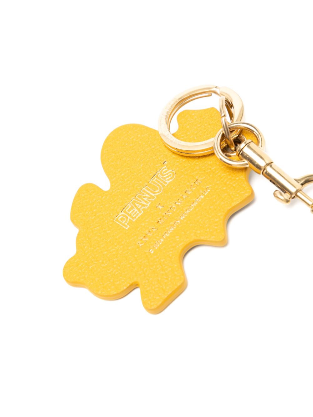 Anya Hindmarch Peanuts Woodstock sleutelhanger - Geel