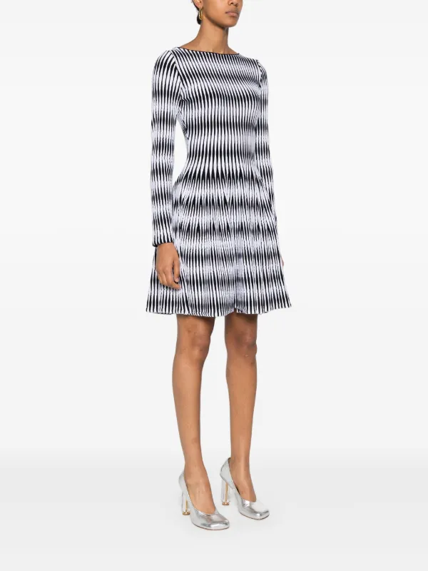peggy mini dress Grid Print Mini Dress