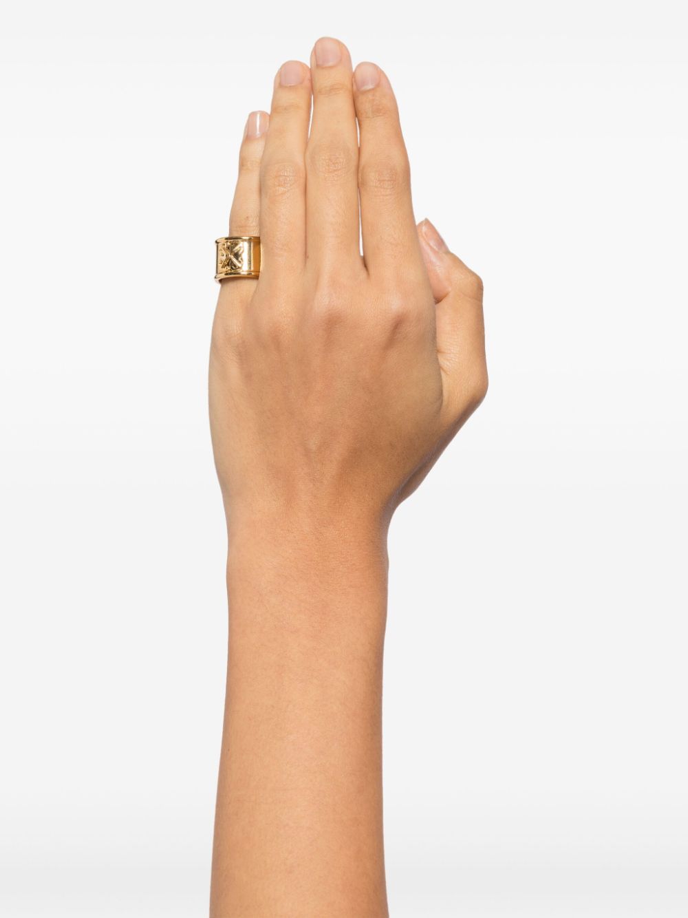 Off-White Arrow ring - Goud