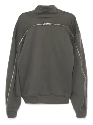 HELMUT LANG FUNNEL ZIP TRCKR Helmut Lang FUNNEL NECK - Sweatshirt
