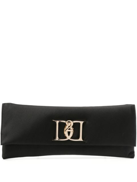 DSQUARED2 logo-plaque clutch Women