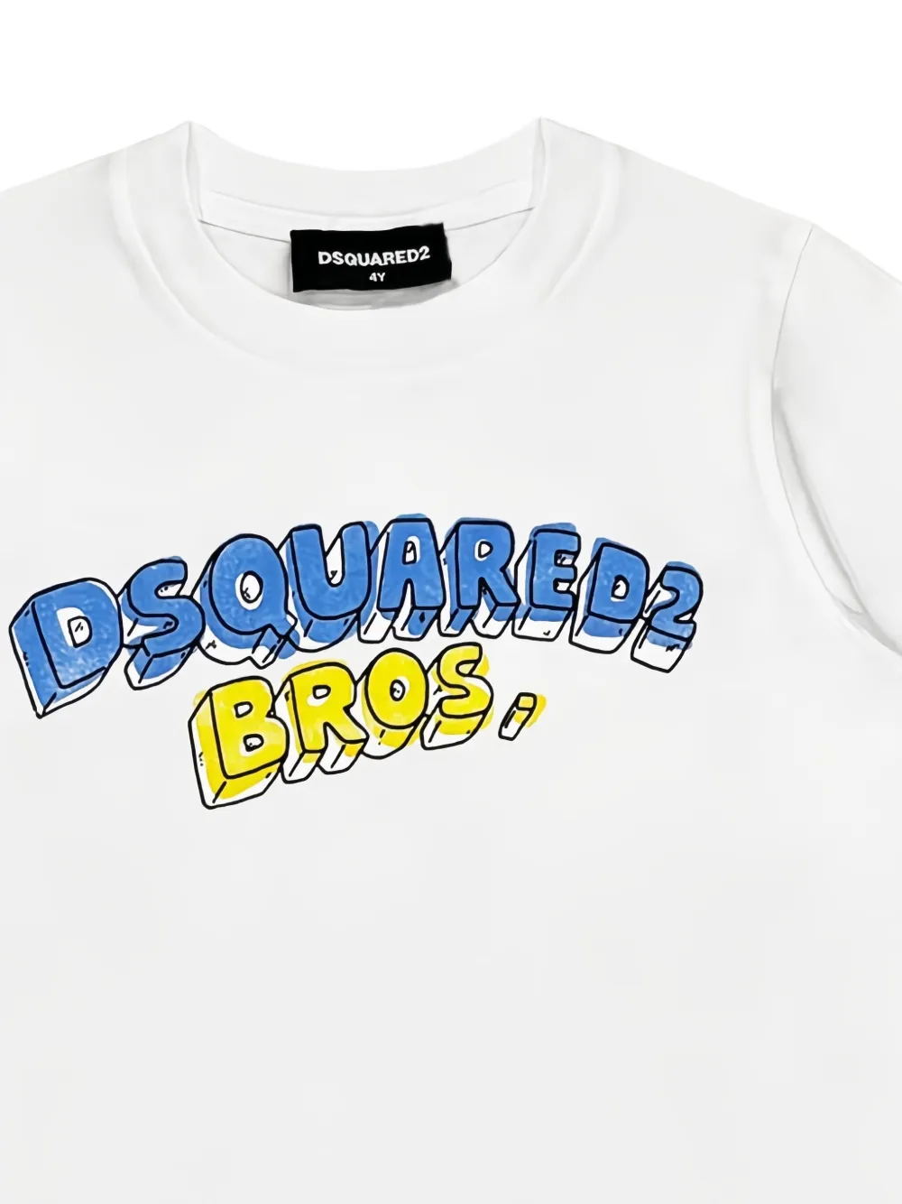Dsquared2 Logo Print T-shirt In White