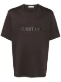 Helmut Lang logo-embroidered T-shirt - Brown
