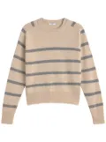 Peserico striped long-sleeve jumper - Neutrals