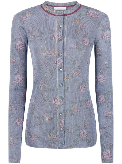 Rabanne floral-print cardigan Women