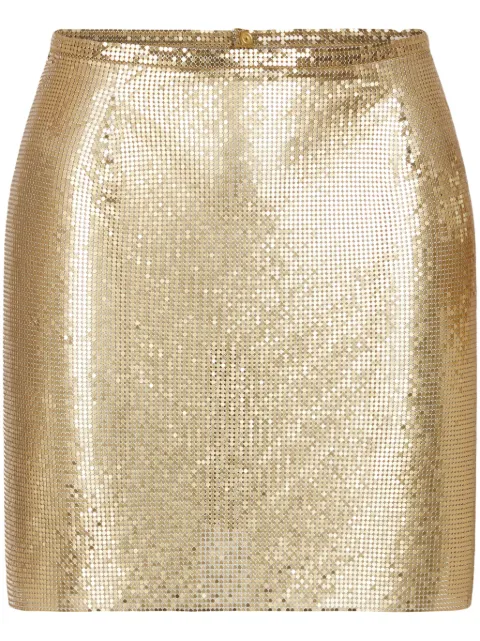 Rabanne mesh mini skirt 