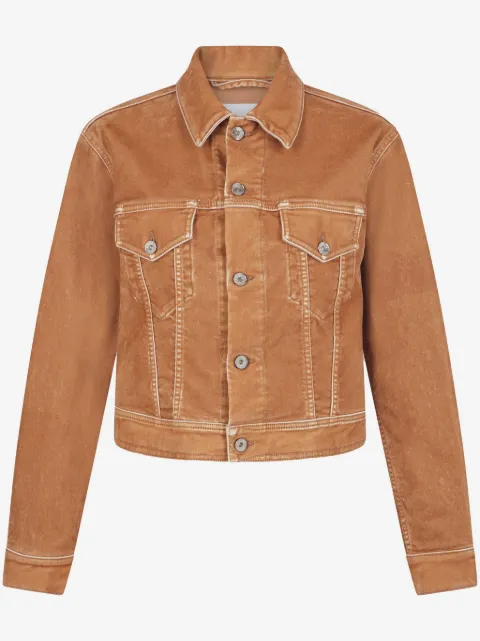 Rabanne contrast-stitching jacket