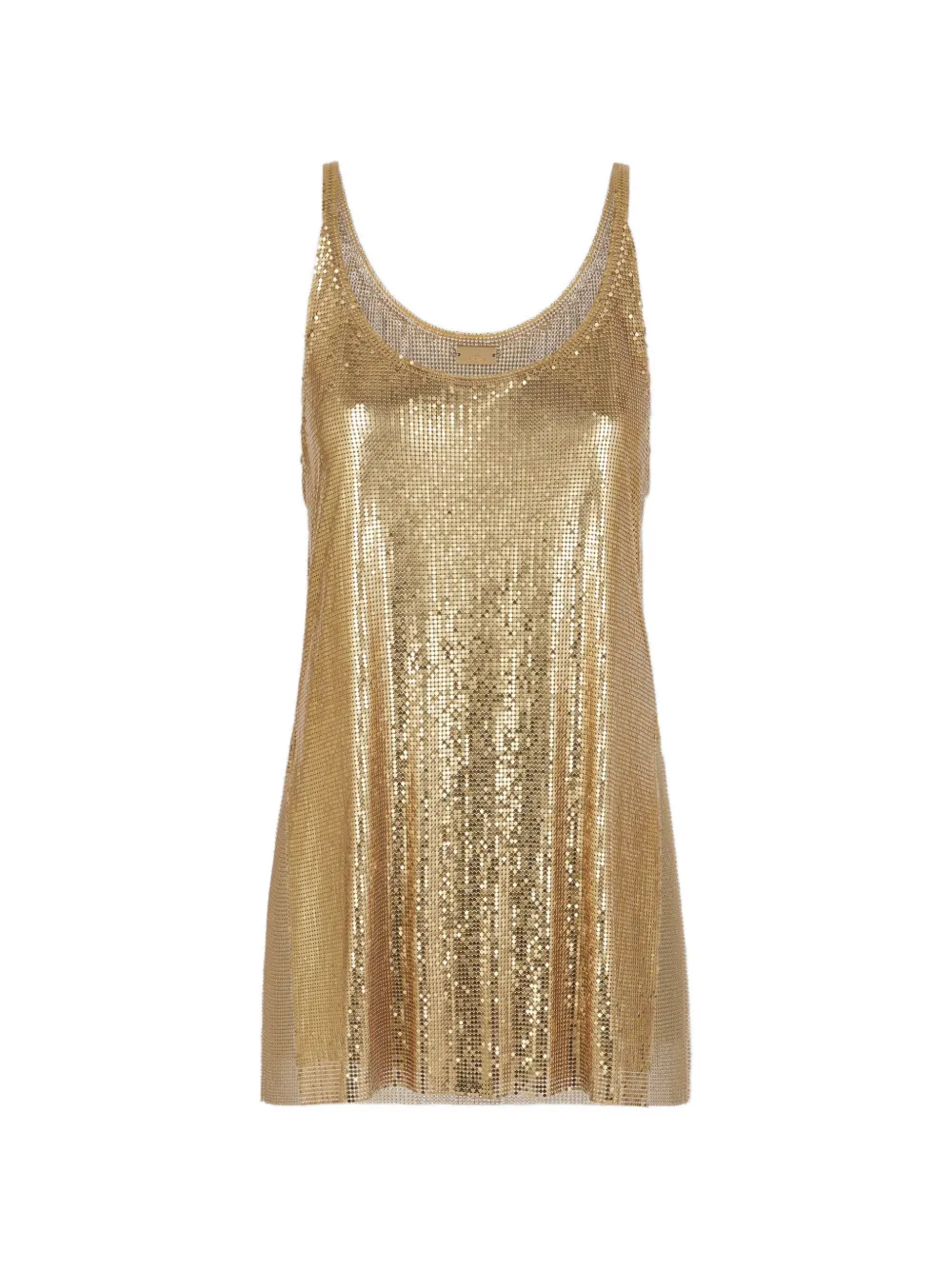 Rabanne mesh tank top - Oro