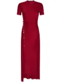 Rabanne gathered jersey maxi dress